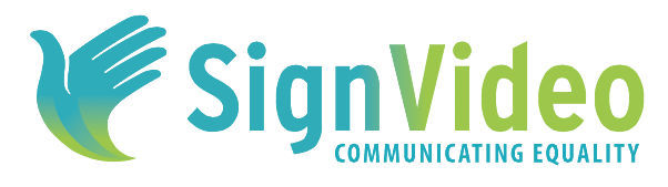 SignVideo - Communicating equality (logo)