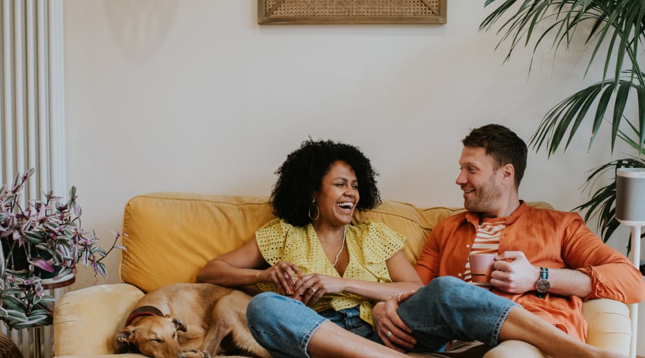 A young man with a large backpack on.