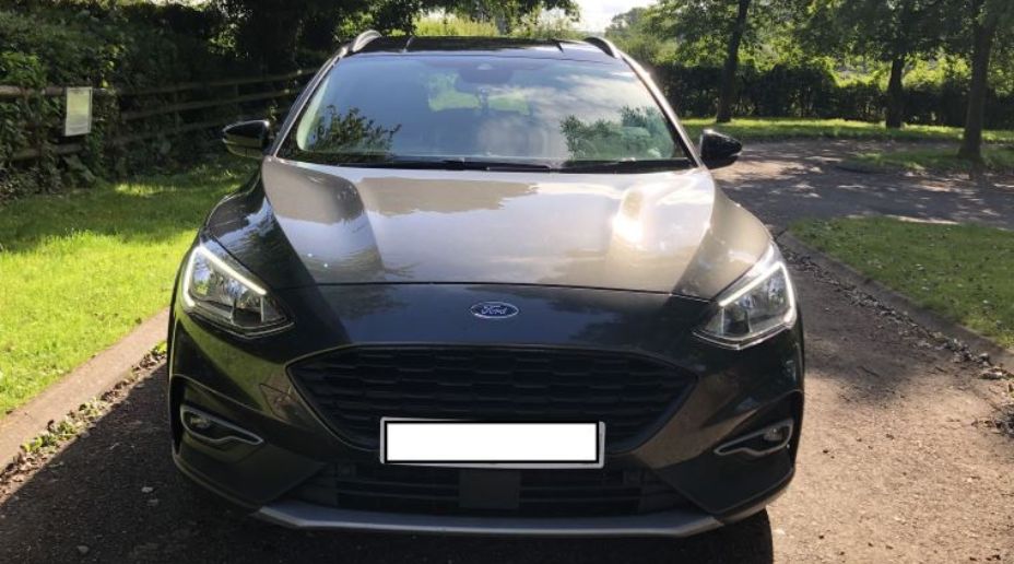 example car from the front