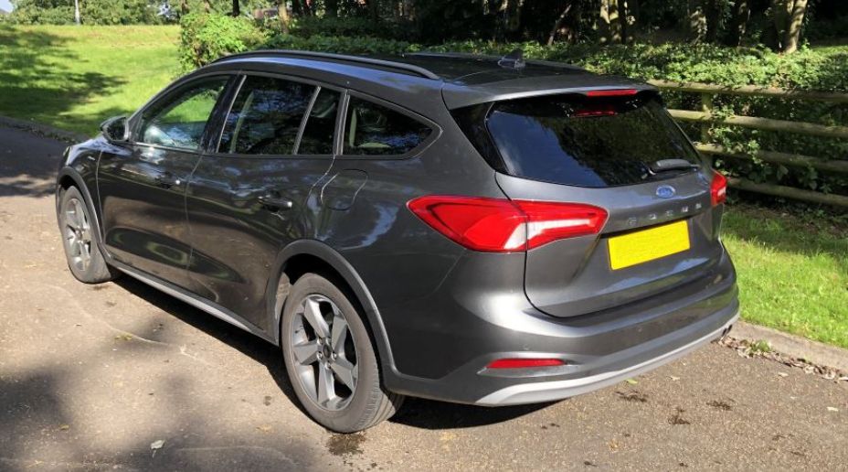 example car from rear passenger side