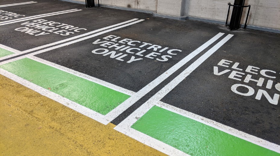 electric vehicle parking bay