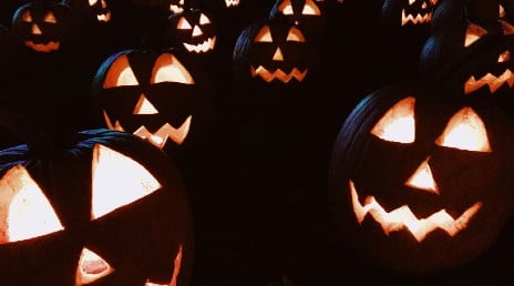 carved pumpkins