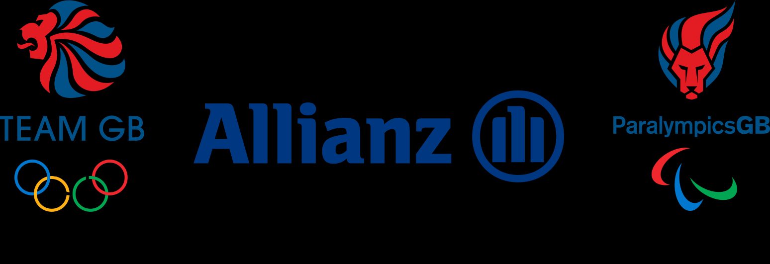 allianz logo combined with olympic and paralympic logos