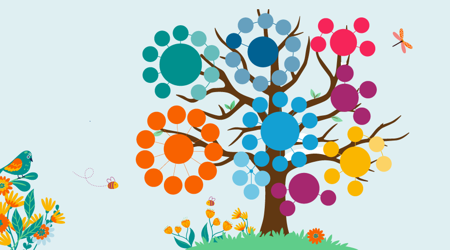 winter commercial product tree