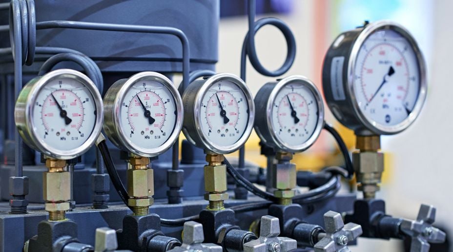 Pressure system gauge