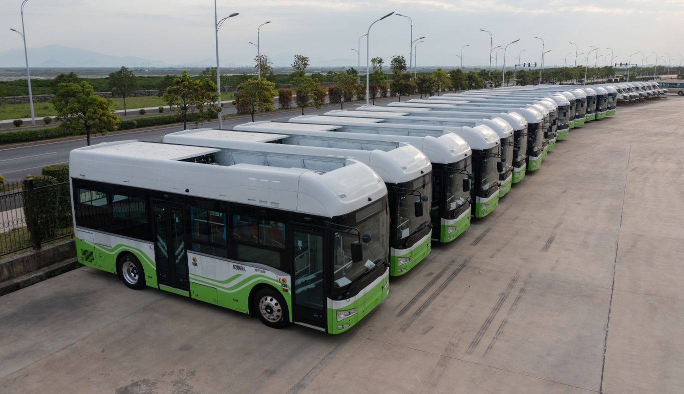 hydrogen fuelled buses