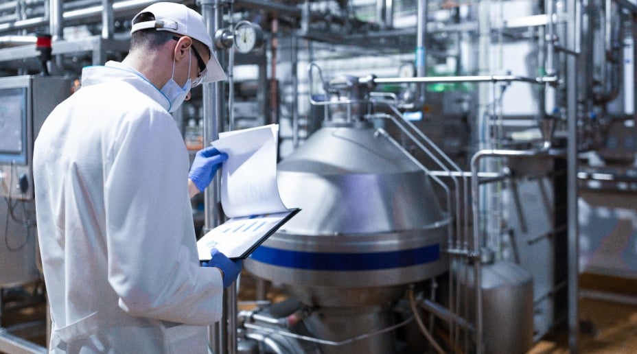 Checking manufacturing equipment