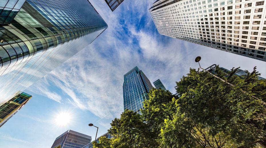 green buildings in london