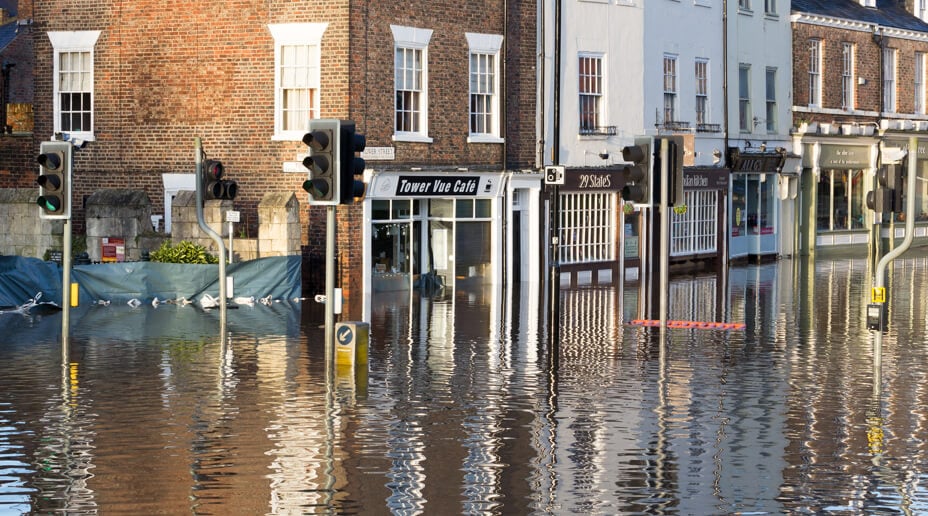 Street view of water