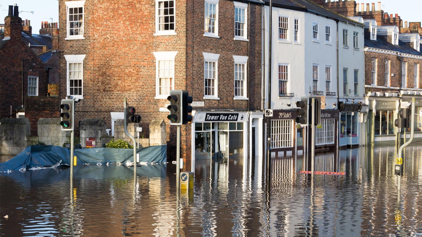 Street view of water