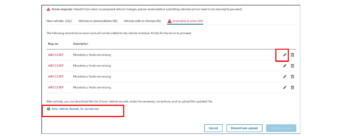 fixing errors