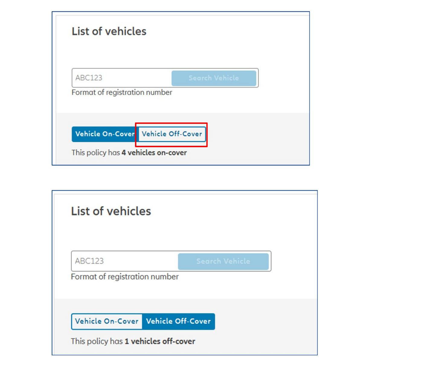 list of vehicles