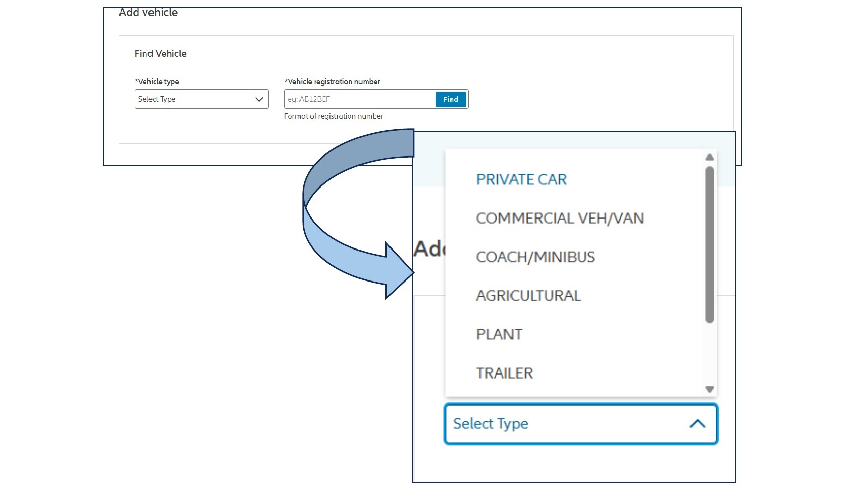 car type to add