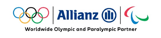 allianz logo combined with olympic and paralympic logos