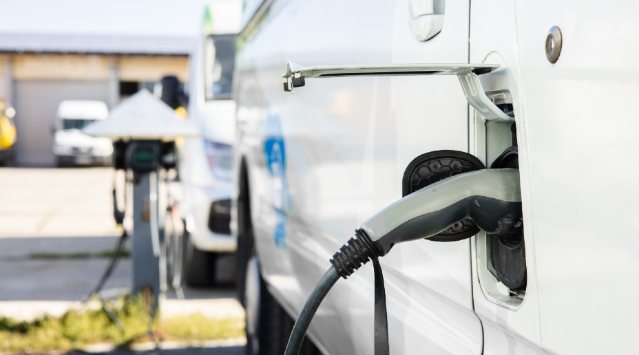 electric vans charging